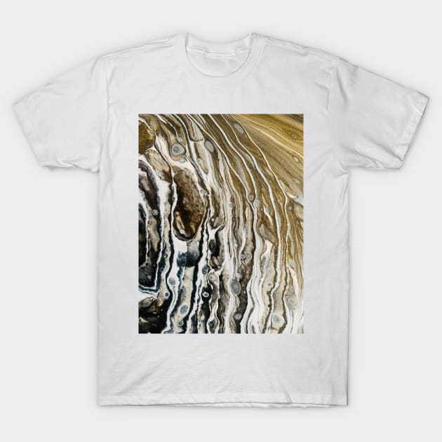 Fluid abstract Melting mármol T-Shirt by baksuart